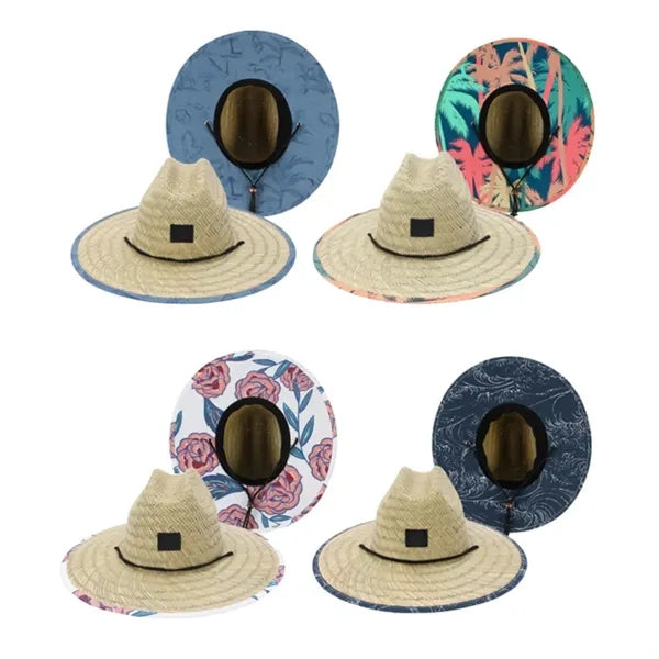 Customized Summer Beach Sun Straw Hats