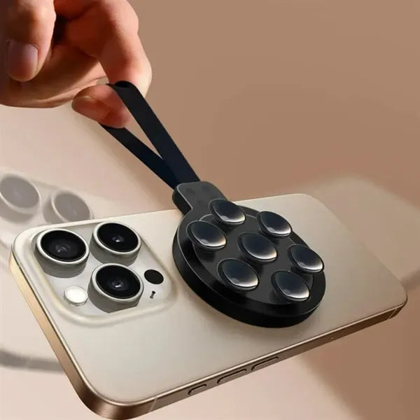 Suction Cup Phone Holder Stand W/ Foldable Support Design