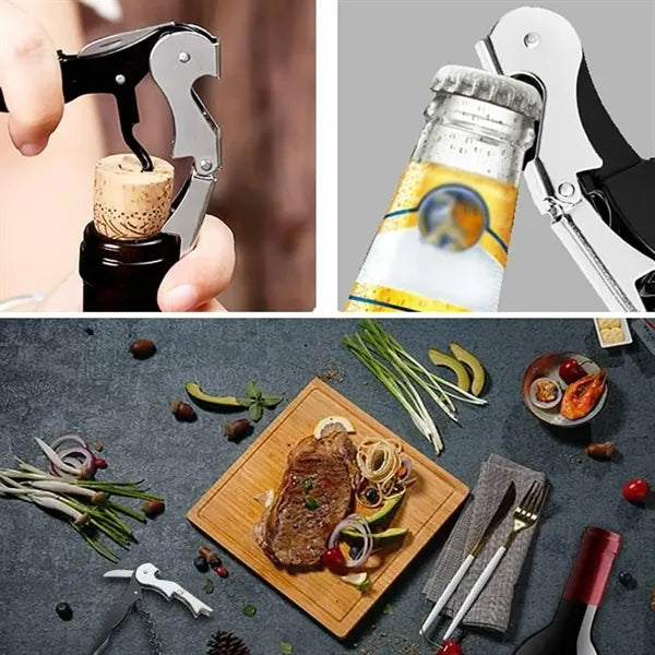 4pcs Stainless Steel Accessory Tool Wine Bottle Opener Set