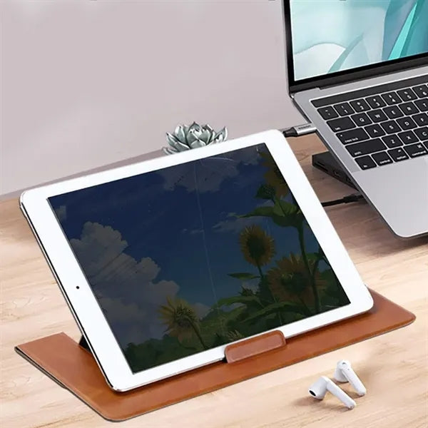 Leather Multi-Angle Adjustable Stand Phones Holders