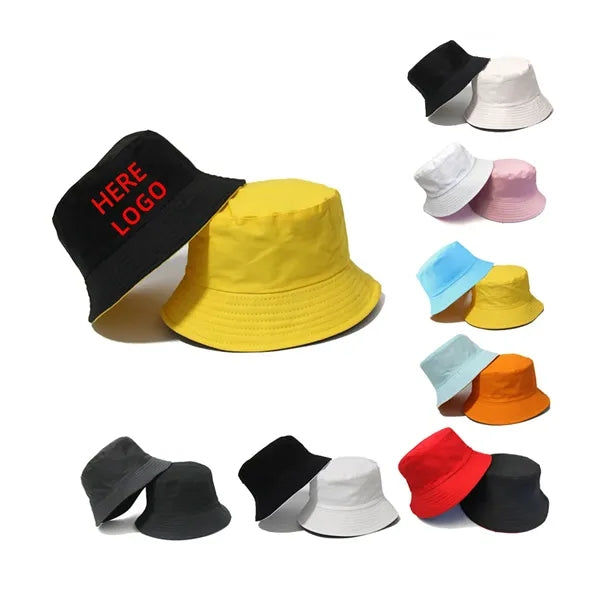 Cotton Double Side Wear Bucket Hat