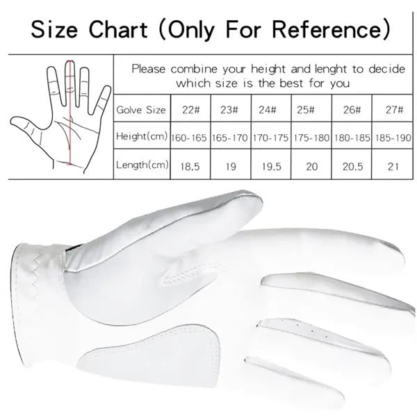 1Pc Left Right Hand Rain Grip Slip-Resistant Golf Gloves