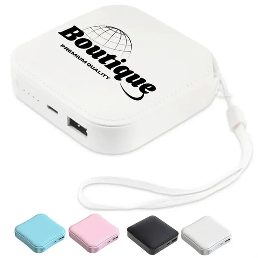 10000mAh Customized Mini Portable With Lanyard Power Bank