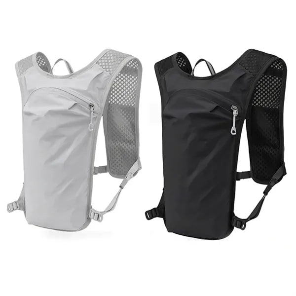 Hydration Backpack with Chest Strap and Ventilated Back