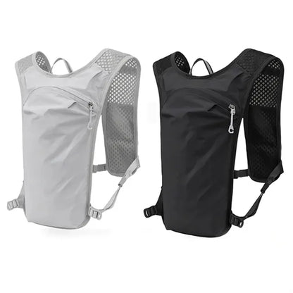 Hydration Backpack with Chest Strap and Ventilated Back