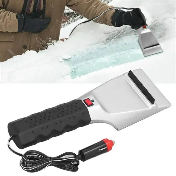 Heatable Car Windshield Ice Scrape