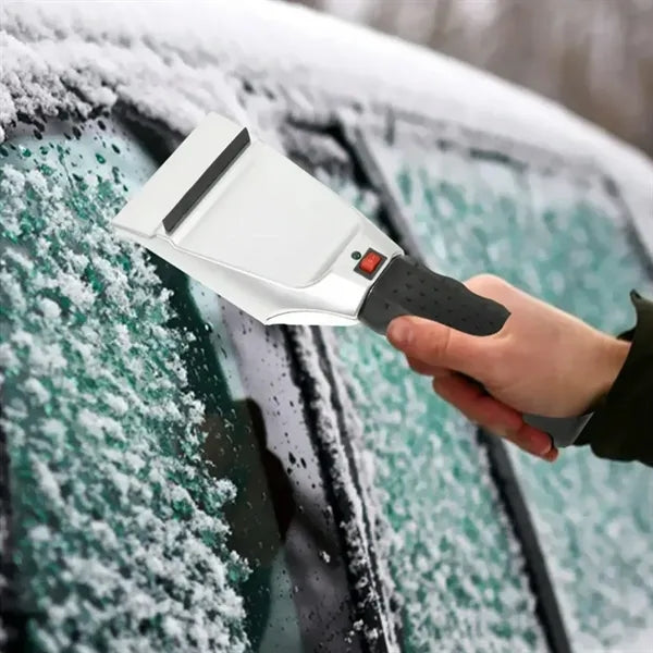 Heatable Car Windshield Ice Scrape