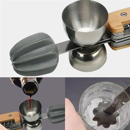 8-in-1 Portable Multi-Function Cocktail Bartending Bar Tools