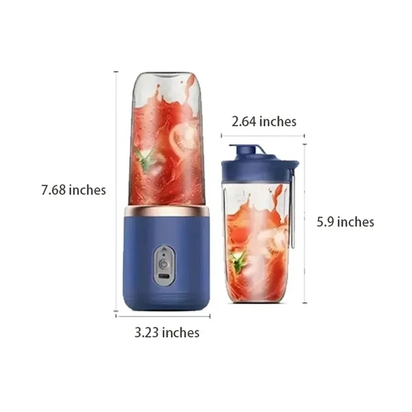 13.5oz Rounded Corners Personal Blender Portable Juicer