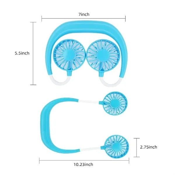 Custom Hands Free Portable Neck Fans