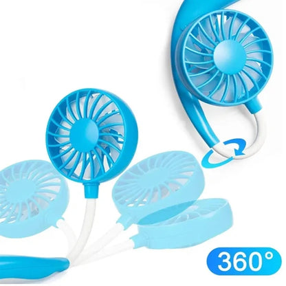 Custom Hands Free Portable Neck Fans