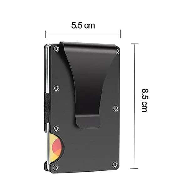 RFID Metal Slim Credit Card Clip Wallet