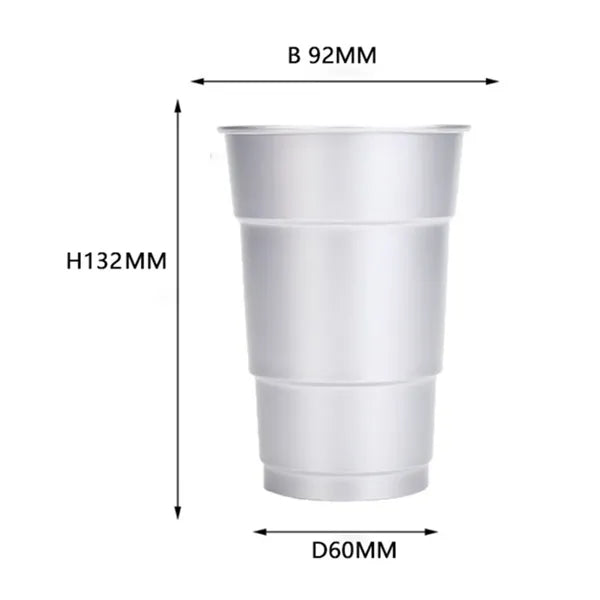 17oz. Custom Stackable Aluminum Cup Beer Mug