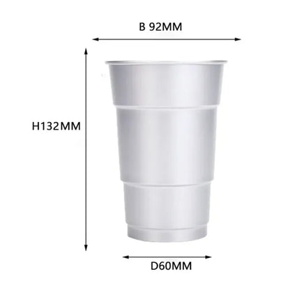 17oz. Custom Stackable Aluminum Cup Beer Mug