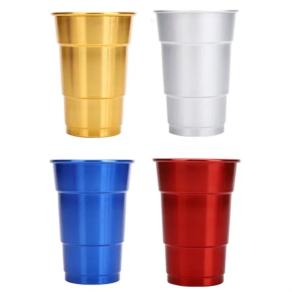 17oz. Custom Stackable Aluminum Cup Beer Mug