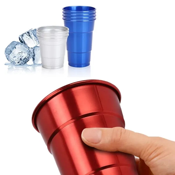 17oz. Custom Stackable Aluminum Cup Beer Mug