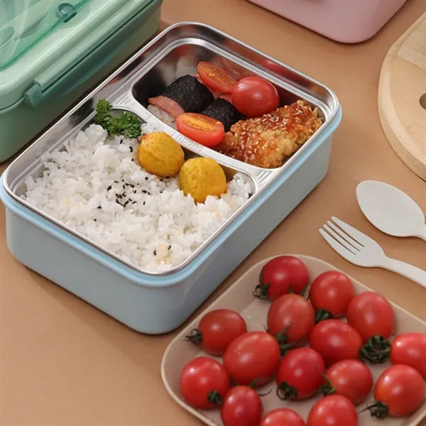 Compartment Leak Proof Bento Box Set w/ Cutlery