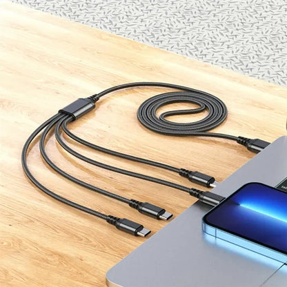 3 in 1 Fast Charging Cable For Phones & Most Devices