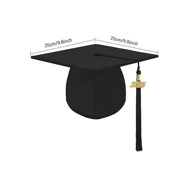 2025 Tassel Matte Graduation Cap for High School & Bachelor