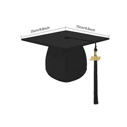 2025 Tassel Matte Graduation Cap for High School & Bachelor