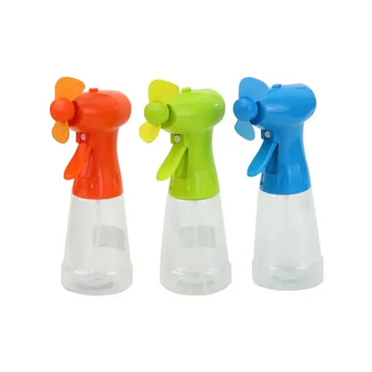 Handheld Misting Spray Fan Bottle with Manual Trigger