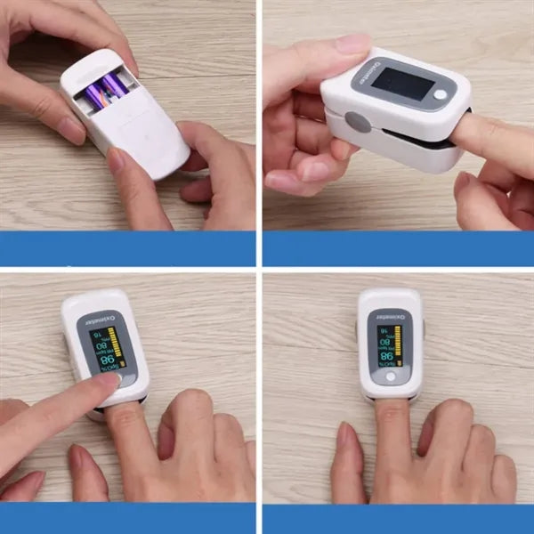 LED Fingertip Pulse Oximeter with SpO2 Display