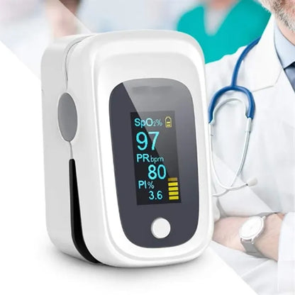 LED Fingertip Pulse Oximeter with SpO2 Display