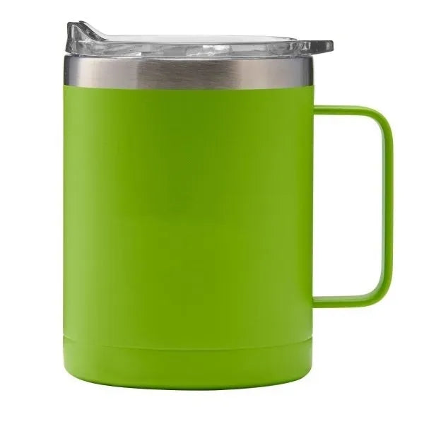 14 Oz. Powder Coated Stainless Steel Camping Mug