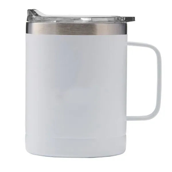 14 Oz. Powder Coated Stainless Steel Camping Mug