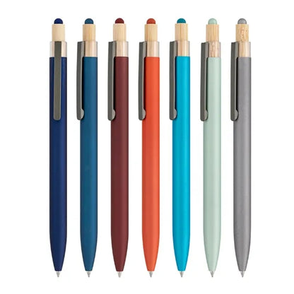 Eco Bamboo Stylus Ballpoint Pen with Click Action