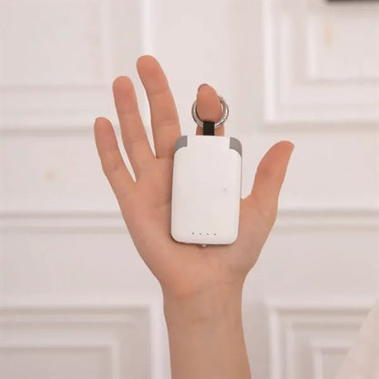 Mini Keychain Power Bank with LED Flashlight