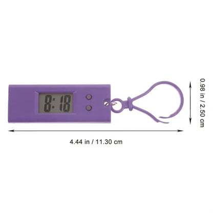 Mini Digital Keychain Watch with Clip for Students