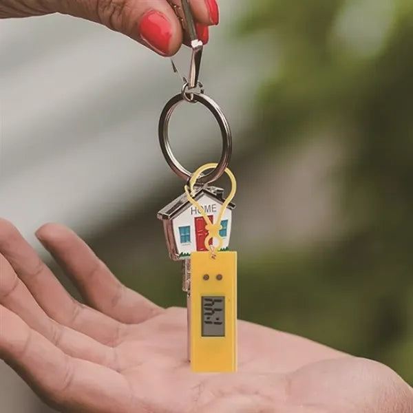 Mini Digital Keychain Watch with Clip for Students
