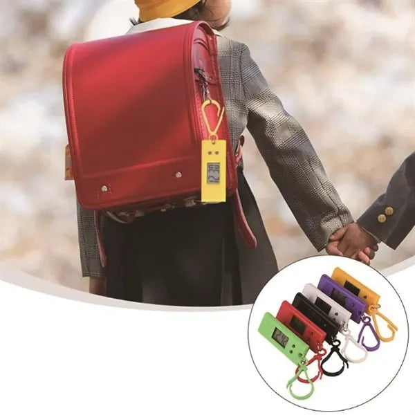 Mini Digital Keychain Watch with Clip for Students