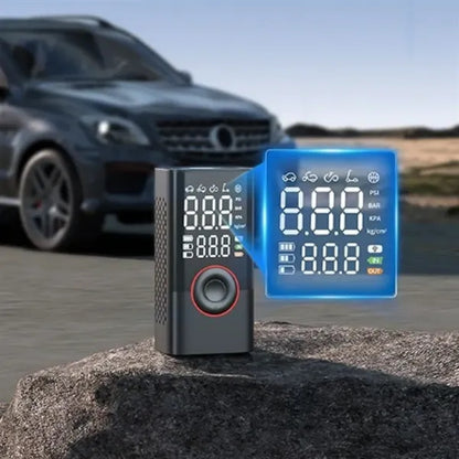 Portable Digital Tire Inflator Pump with USB Charging