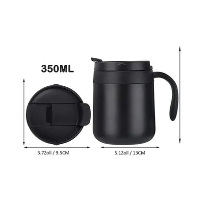 10Oz. Stainless Steel Mug with Handle and Insulated Design