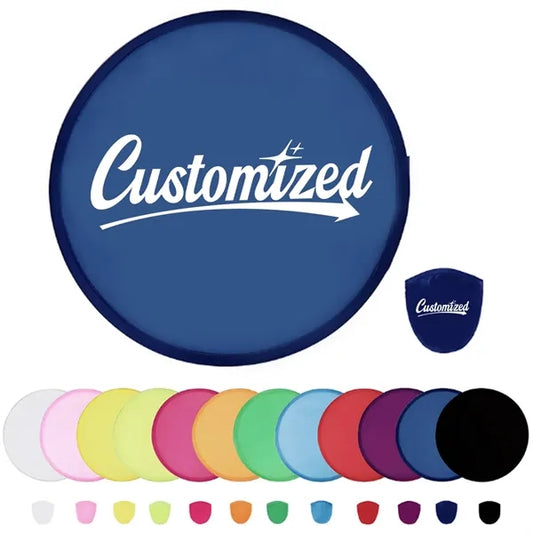 Custom Folding Hand Fan Flyer with Pouch