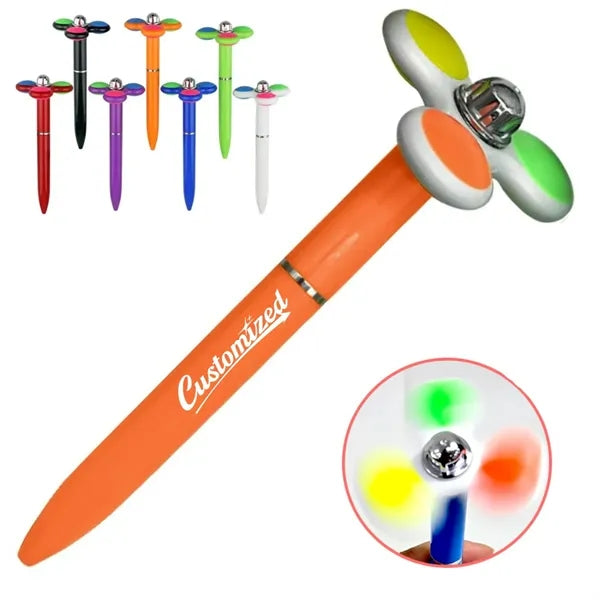 Plastic Fidget Spinner Ballpoint Pen with Custom Logo