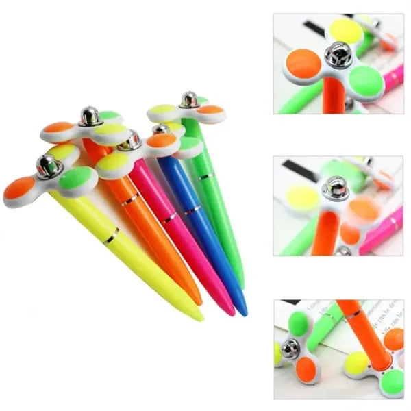 Plastic Fidget Spinner Ballpoint Pen with Custom Logo