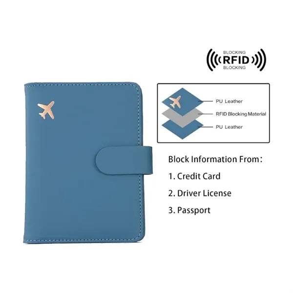 RFID Blocking Passport Cover