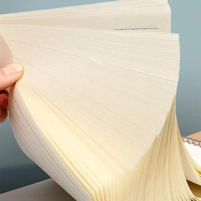 B5 Eco-Friendly Kraft Spiral Notebook Lined Pages Journal