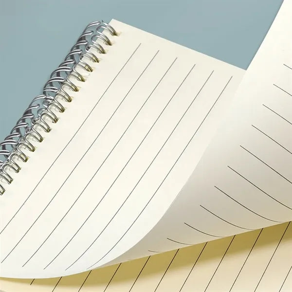 B5 Eco-Friendly Kraft Spiral Notebook Lined Pages Journal