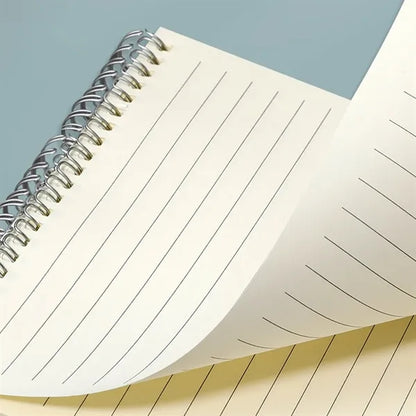 B5 Eco-Friendly Kraft Spiral Notebook Lined Pages Journal
