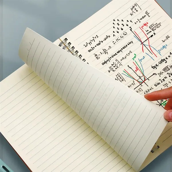 B5 Eco-Friendly Kraft Spiral Notebook Lined Pages Journal