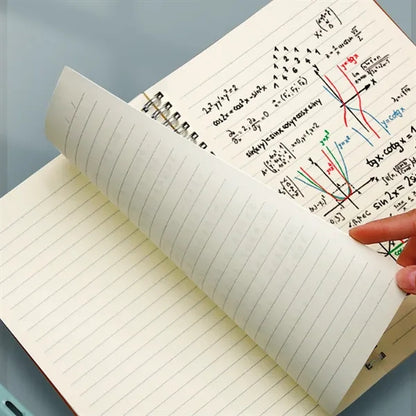 B5 Eco-Friendly Kraft Spiral Notebook Lined Pages Journal