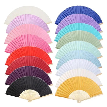 Bamboo Frame Paper Hand Fan