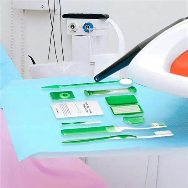 Orthodontic Oral Care Kit 8 Piece Set with Brush Floss