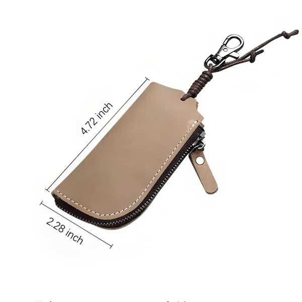 Vintage Leather Key Coin Pouch