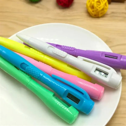 Ballpoint Pen with Built-In Digital Click Counter Display