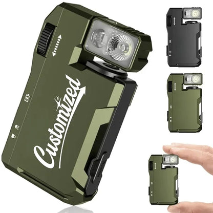 Mini Tactical LED Flashlight with Adjustable Head and Clip
